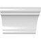 Ekena Millwork 5 1/2-in. W x 40-in. D x 40-in. H Olympic Architectural Grade PVC Knee Brace BRCP055X40X40OLY - alternate 2